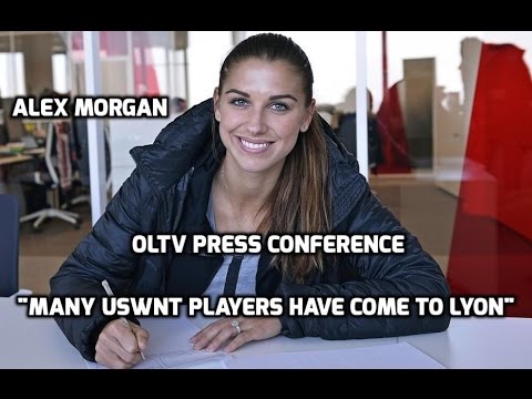 D1 Feminine - Alex Morgan: "Many USWNT Players Have Come To Lyon" (OLTV Press Conference) - 1-7-17