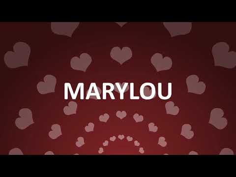 HAPPY BIRTHDAY MARYLOU