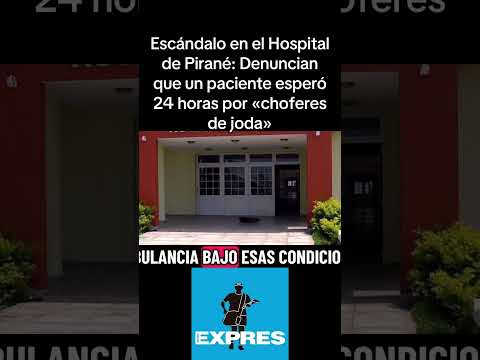 Escándalo en el Hospital de Pirané: Denuncian que un paciente esperó 24 horas por «choferes de joda»