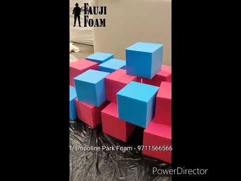 Trampoline Foams Cubes