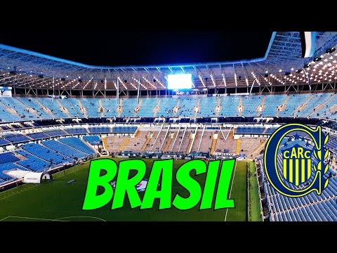 "hinchada de Rosario CENTRAL en Brasil" Barra: Los Guerreros &bull; Club: Rosario Central