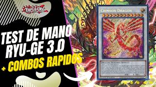Yu Gi Oh! RYU-GE DINO 3.0 2026 TEST HAND Testeo de mano ¿Incosistente? 🦖 🐲