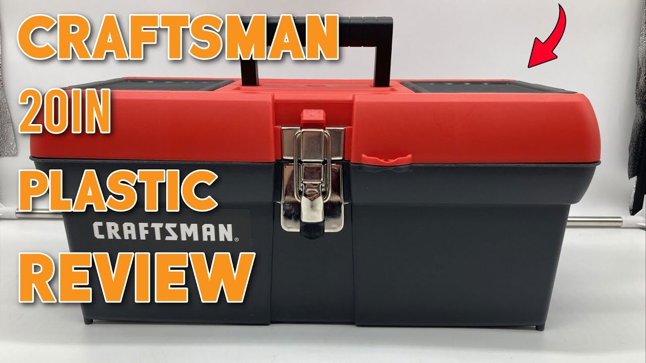 Craftsman 20-Inch Plastic Toolbox Review: Durable and Versatile Storage Solution!