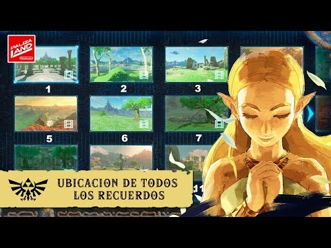 GUIA Ubicación y localización todos los recuerdos | Zelda Breath Of The Wild en español HD