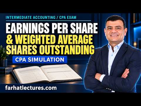 Earnings Per share EPS Intermediate Accounting CPA Exam