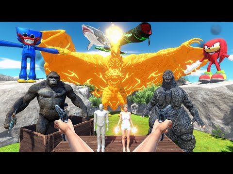 FPS Avatar in Jurassic Park Rescues Baby Girl and Fights Dinosaurs - Animal Revolt Battle Simulator