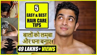 5 Hair Care Tips For Men | Men's Grooming | BeerBiceps हिंदी