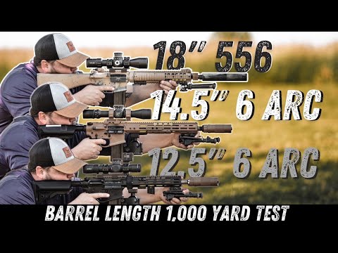 18" 556 vs 6 ARC Barrel Battle | How Short Can You Go?