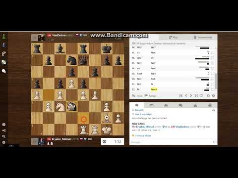 Blitz on Chess.com FM Bryakin Mikhail - GM Vladimir Dobrov