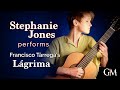 Stephanie Jones plays Tárrega's Lágrima | Guitar by Masters