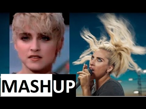 Lady Gaga feat Madonna (MASHUP) Papa Don't Preach, It Was a Perfect Illusion Sub español