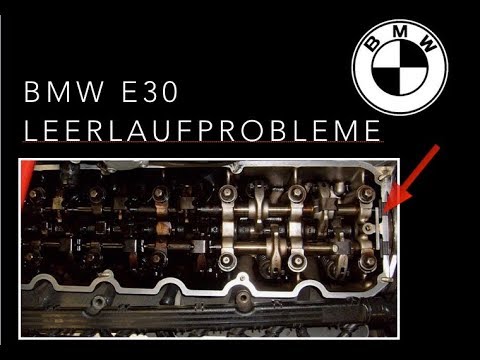 BMW e30 Leerlaufprobleme, Nebenluft, idle issues BMW, Tip