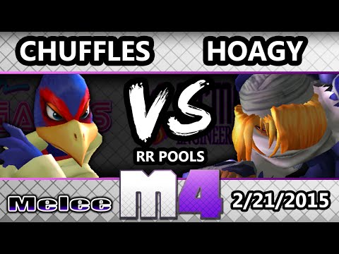 McSmashter 4 - Chuffles (Falco) Vs. Hoagy (Sheik) SSBM Round Robin Pools - Melee