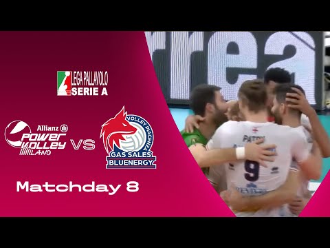 Milano vs Piacenza | Highlights | SuperLega | Matchday 8