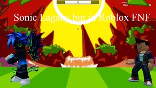 Cover art for Playing Sonic legacy in roblox FNF but me and my buddy G’boy