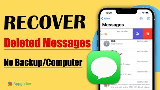 How to Recover Deleted iPhone Text Messages without Backup/ Computer| iPhone SMS Recovery No Backup
