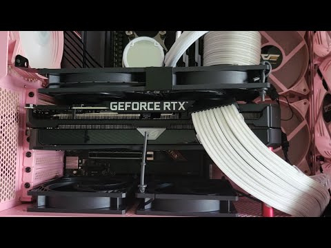 3090 strix 에어 팬쿨링 이대로 꿀팁 팬고정 및 제로펜 가능! 고무홀더의 유용한 활용