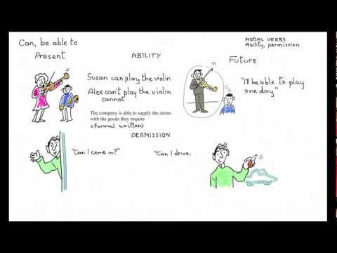【英語を学ぼう】－CanとBe able to(Learn English - modal verbs for ability and permission ("I can, I am able to"))
