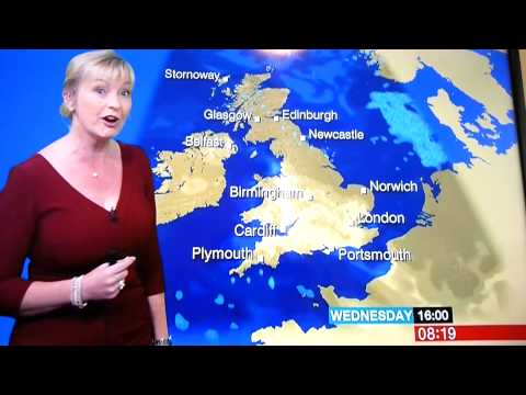 BBC weather mistake... Hot and Cold!!!