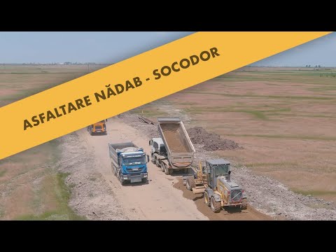 Lucrare de asfaltare - Nădab - Socodor, jud. Arad