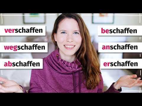 Verben mit "schaffen": Kennst du die Unterschiede? (Deutscher Wortschatz für Fortgeschrittene B2 C1)