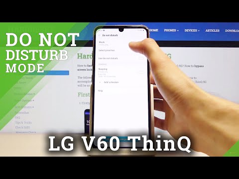How to Activate Do Not Disturb Mode in LG V60 ThinQ – DND Mode