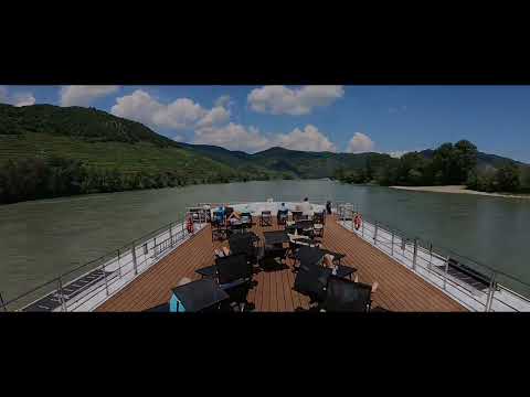 Sailing from Melk to Krems Austria Wachau