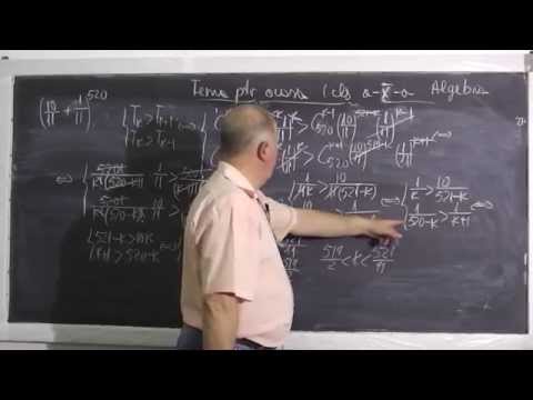 1/2 Lectia 386 - Rezolvam probleme cu binomul lui Newton - Tema la matematica - Clasa 10