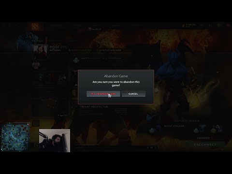 Gorgc abandons the game after getting 0-5 in lane