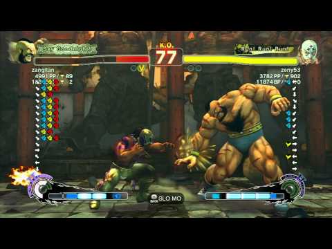 SSF4 AE: Zangitan (Zangief) vs zeny53 (El Fuerte) - Ranked Match (720p HD)