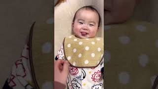 裁縫のプロが作ってくれる手作りスタイが万能すぎて商品化して欲しい件 #赤ちゃん #生後6ヶ月　#赤ちゃんのいる生活