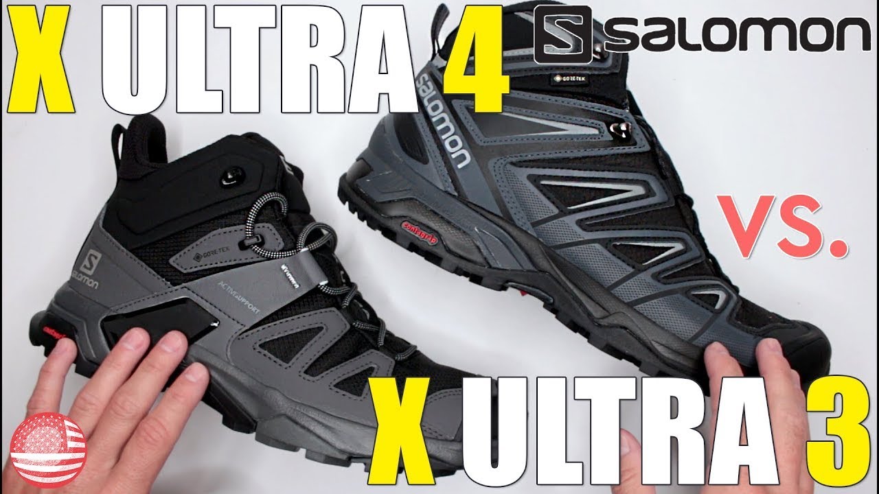 Salomon X Ultra 4 Mid GTX vs Salomon X Ultra 3 Mid GTX (Did the BEST Hiking Boots Get Even Better)
