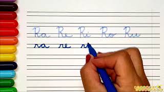 Caligrafia de Sílabas com a letra R