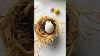 Egg painting🐧🥚 #acrylics #art #trending #viral #acrylicpainting #easteregg #eggpainting #easyart