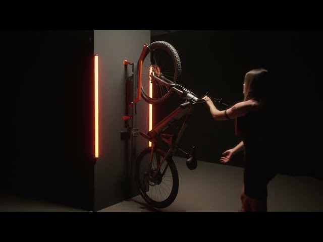Video Teaser für STAYBIKE - der innovative Fahrradlift, Wandhalterung für eBikes, Fahhränder Mountain Bikes