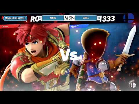 MSN 13.05.22 Losers Final - Mario (Mii Swordfighter) vs Corex (Roy)