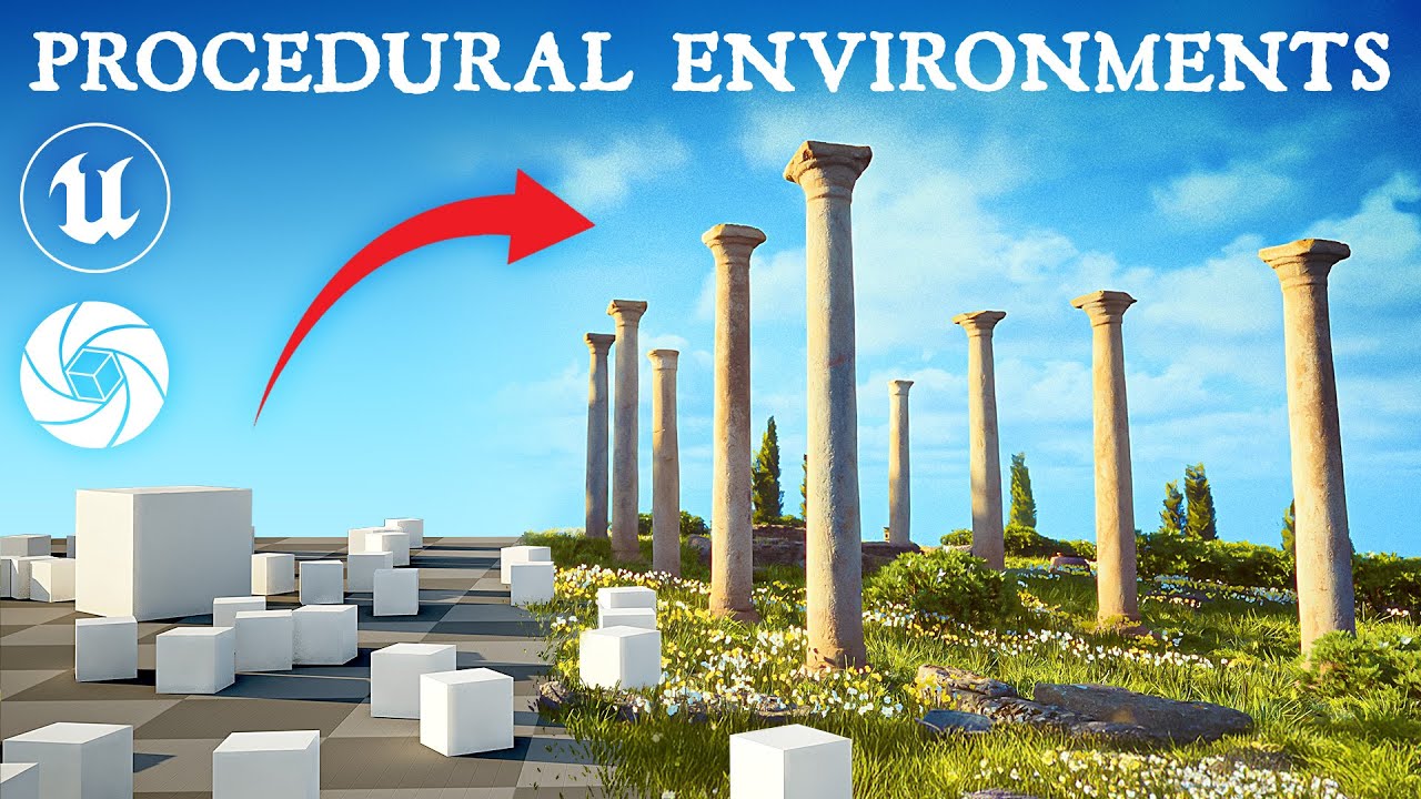 How to Procedurally Generate 3D Environments in Unreal Engine 5 | FULL PCG WORKFLOW