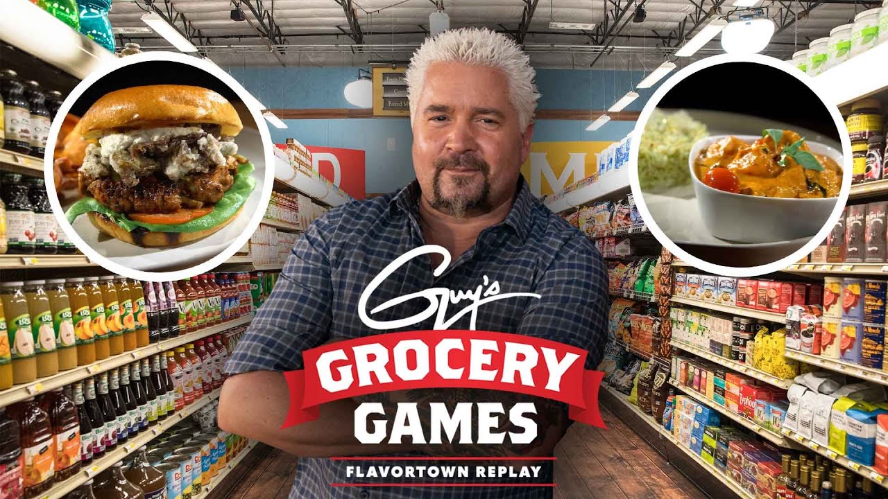 CHALLENGE: Firefighters Cook an Insanely SPICY Family Meal | Guy's Grocery Games | Food Network - YouTube