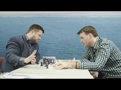 Gawain Jones on his victory against Vladimir Dobrov in Round 12 - Tata Steel Chess 2017