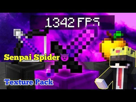 Not_Czar - The Secret Weapon: Senpai Spider PvP Texture Pack for Minecraft Pocket Edition!
