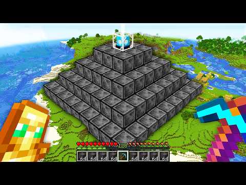 I Built the BIGGEST NETHERITE BEACON in Minecraft