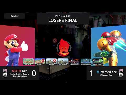 Dre (Mario) vs Versed Ace (Samus) - PK Fireup #40 Losers Finals