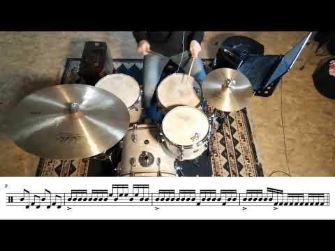 Albert "Tootie" Heath on "Fat Lady" - Drum Solo transcription (Lee Morgan)