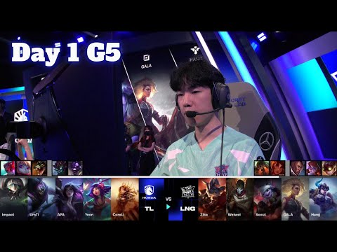 TL vs LNG | Day 1 LoL Worlds 2024 Swiss Stage | Team Liquid vs LNG Gaming full