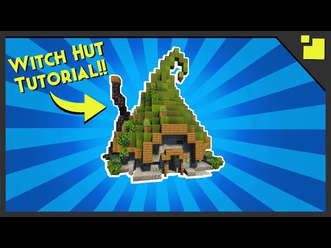 How To Build a Fantasy Witch Hut [Tutorial Minecraft 2020]