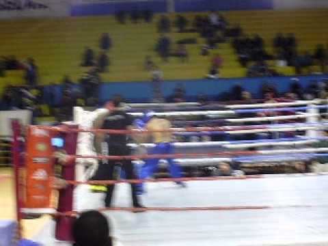 Francisco "Chicão" Araújo no campeonato Brasileiro de KickBoxing 2012 - final