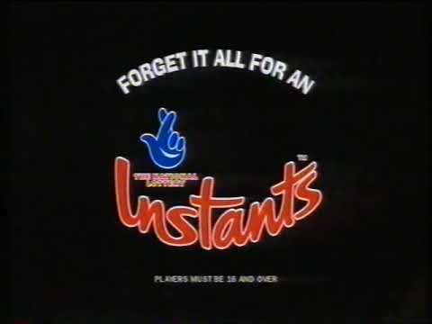 National Lottery Instants advert - Broadcast 8th March 1997 (UK)