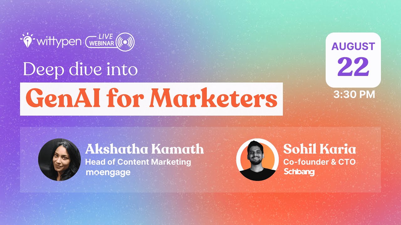 Deep dive into Generative AI for Marketers