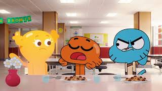 darwin being annoyed/jealous at gumball and pennys