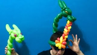 Fire-Breathing Dragon Balloon Hats!